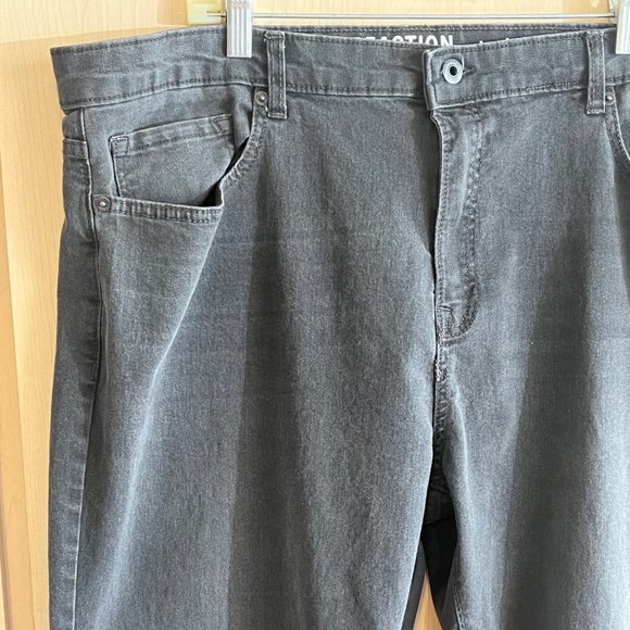 Kenneth Cole Men's Jeans Size 36x30 Gray Straight Denim Flat Front (38" Waist) - Picture 4 of 9